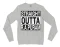 Straight Outta R.a Puram Men/Unisex Long Sleeve Sweatshirt in Ash Color